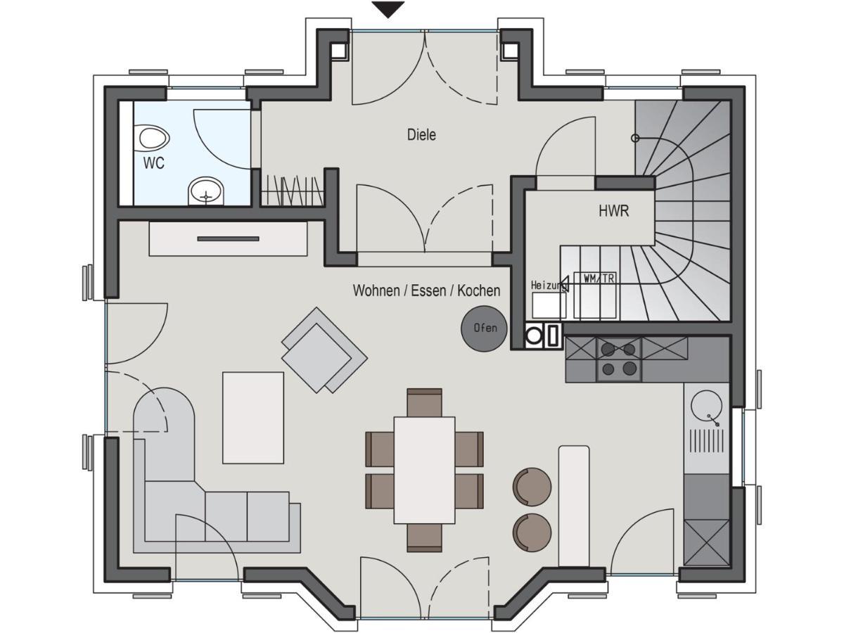 Ferienhaus Seeschwalbe 44 Fuhlendorf  ภายนอก รูปภาพ